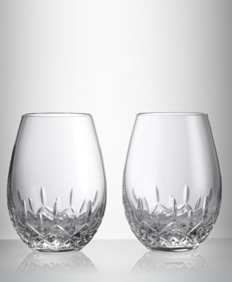 Lismore Essence Red Wine Stemless 20.5 oz, Set of 2