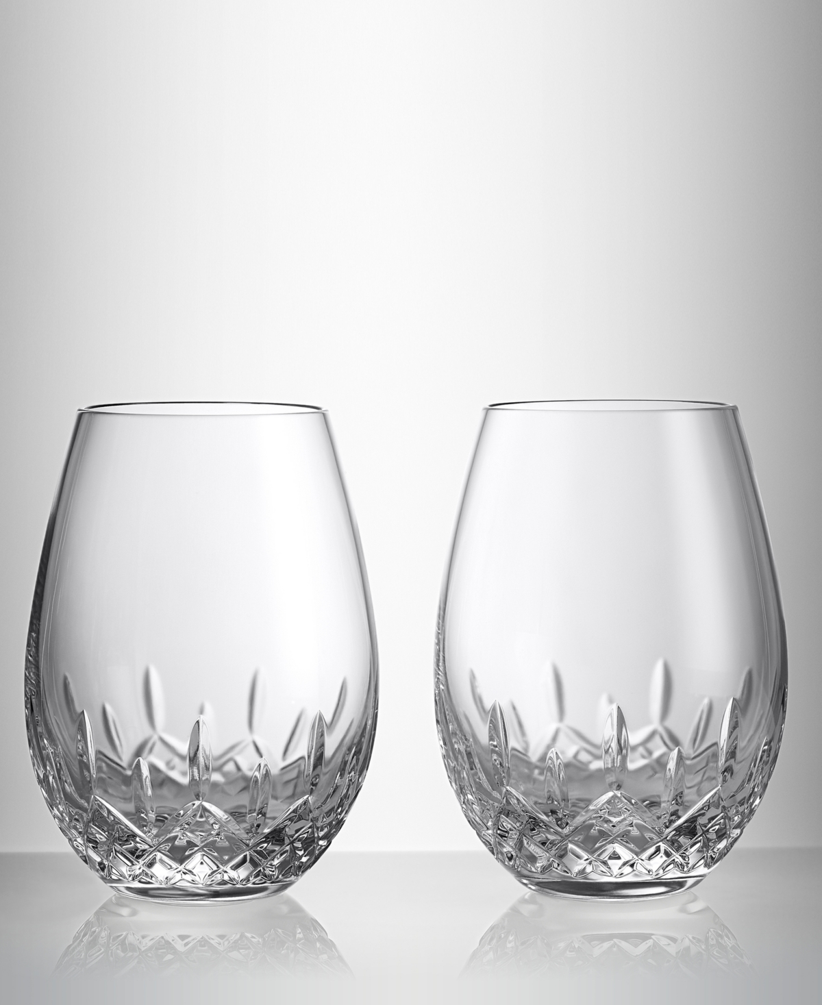 Waterford Lismore Essence Red Wine Stemless oz, Set of 2
