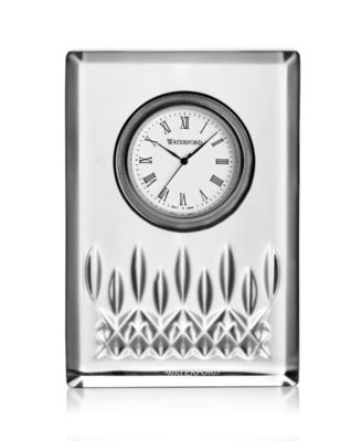 Waterford deals rectangular shaped Lismore clock