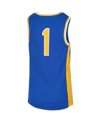 Big Boys #1 Royal Pitt Panthers Replica Team Basketball Jersey