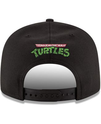 Men's Black Teenage Mutant Ninja Turtles 9FIFTY Adjustable Snapback Hat