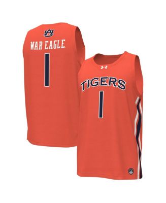 Under Armour Men's #1 Auburn Tigers Replica Basketball Jersey - Macy's