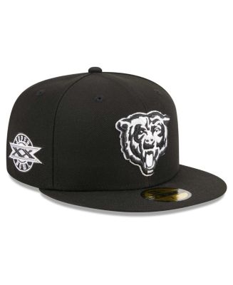 Men's New Era Black Chicago Bears Alternate Logo Main Patch 59FIFTY ...