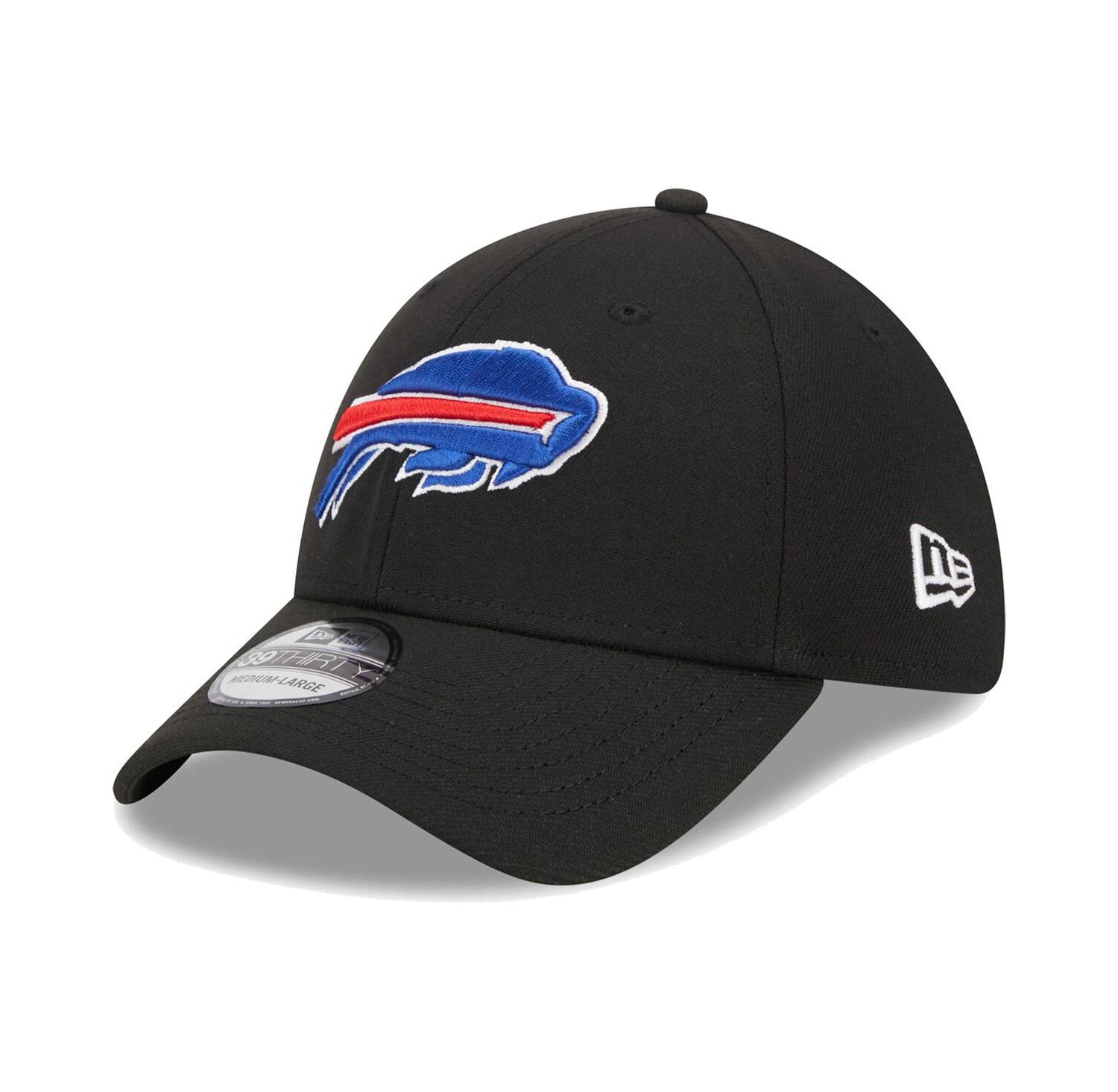 Men's Black Buffalo Bills Main 39THIRTY Flex Hat