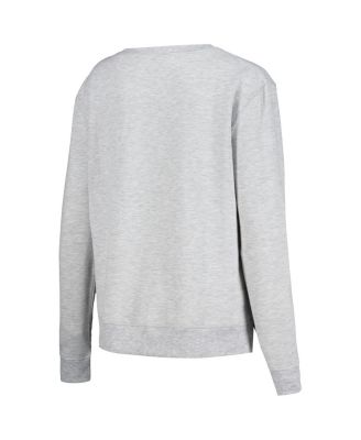 Women's Gray Golden State Warriors Cedar Long Sleeve T-shirt and Shorts Sleep Set