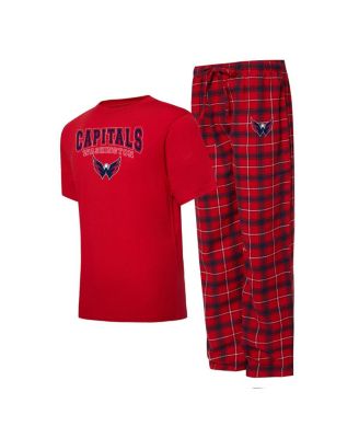 Women's Concepts Sport Red/Navy Washington Capitals Arctic T-Shirt & Pajama  Pants Sleep Set