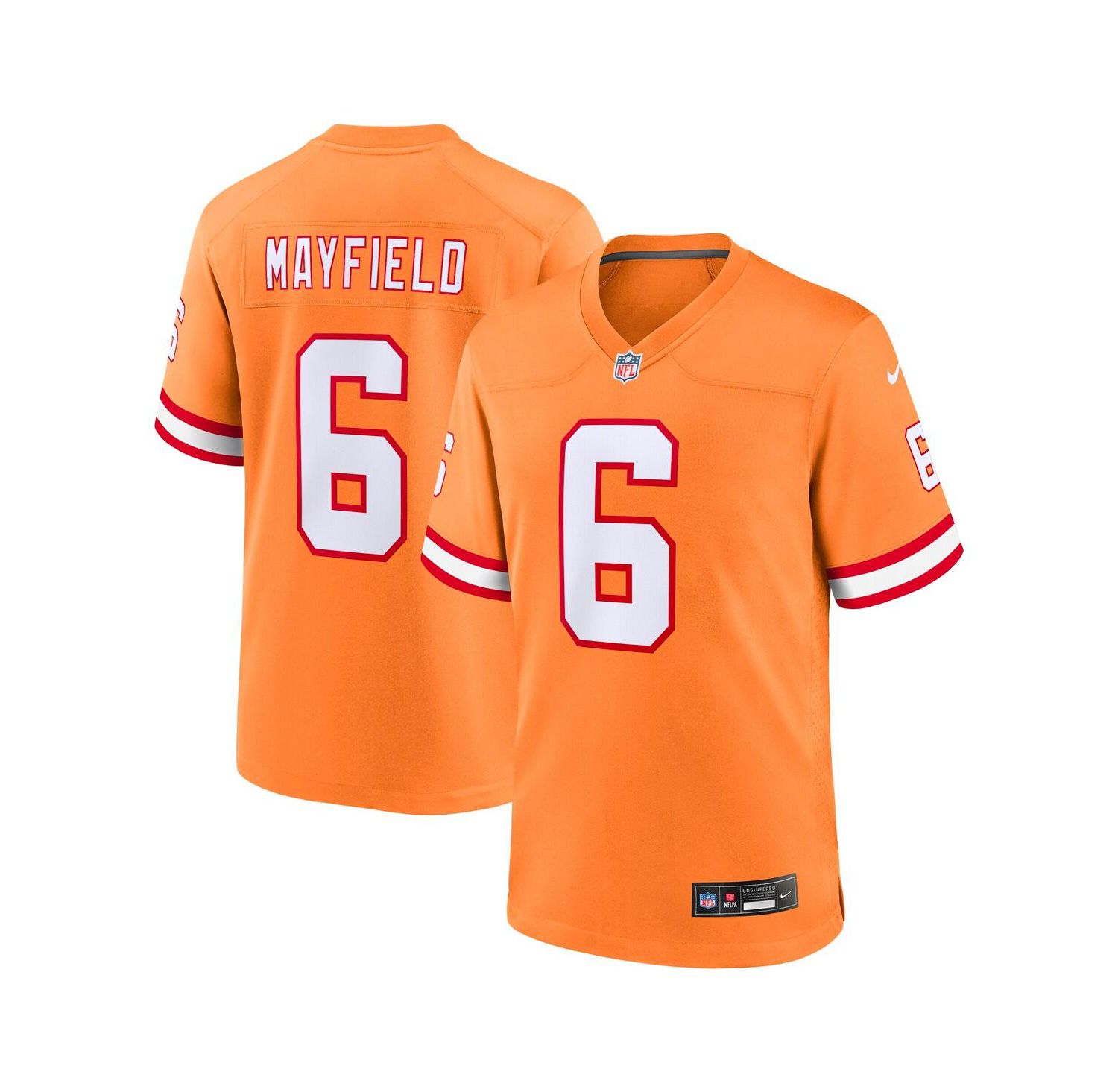 Big Boys Baker Mayfield Orange Tampa Bay Buccaneers Game Jersey
