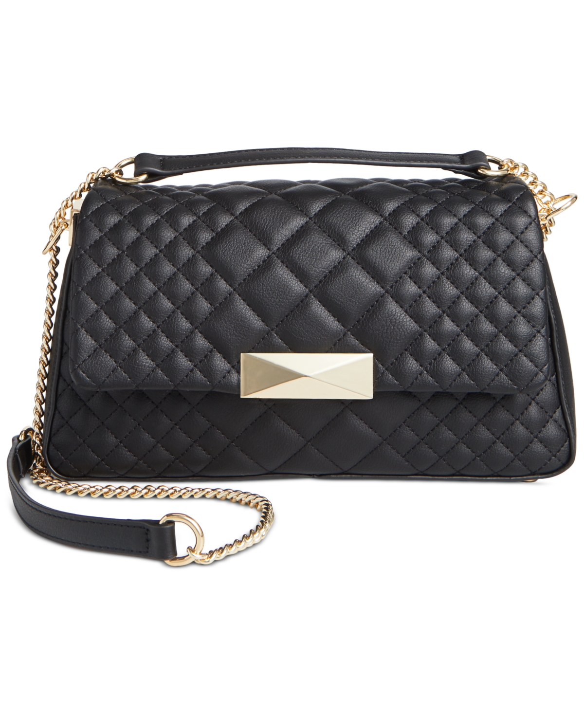 Shop Inc International Concepts Bajae Diamond Quilted Shoulder Bag, Created For Macy's In Black