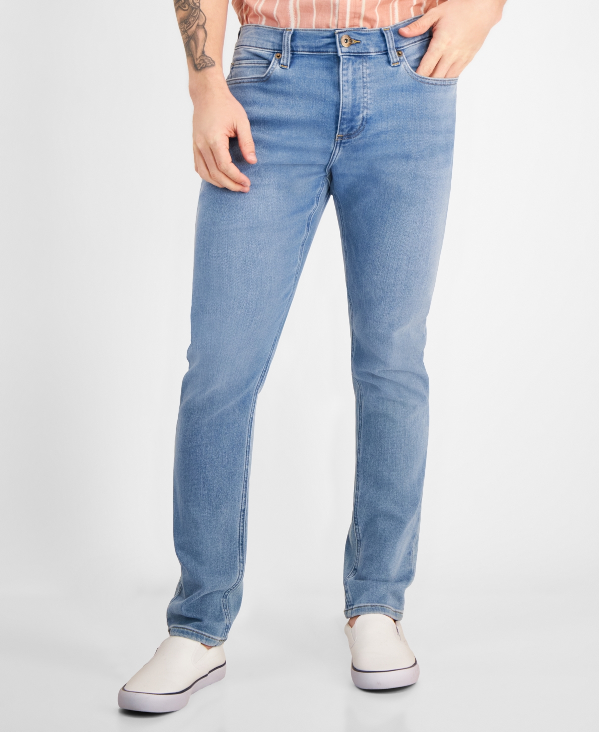 Men's College Comfort Slim Fit Jeans, Created for Macy's - College