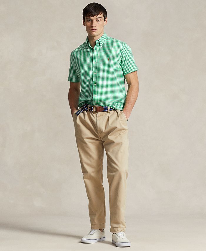 Polo Ralph Lauren Men's ClassicFit Gingham Oxford Shirt Macy's