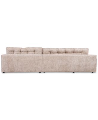 Pherie 131" 2-Pc. Fabric Sectional with Cuddler, Created for Macy's