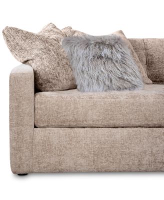 Pherie 110" 2-Pc. Fabric Double Cuddler Sectional, Created for Macy's