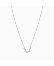 Alex Woo Zodiac Dragon Charm Necklace 14kt White Gold with Diamonds / 16 inch (Standard)