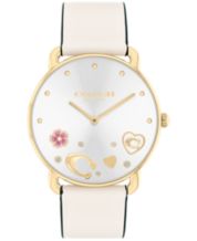 White COACH Watches and Watch Straps Macy s
