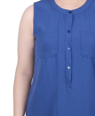 Petite Sleeveless Air Flow Blouse