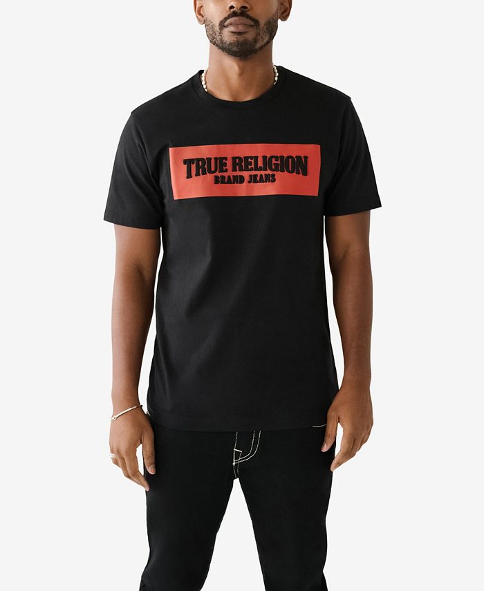 True Religion Men s Short Sleeves Embossed Arch T shirt Macy s