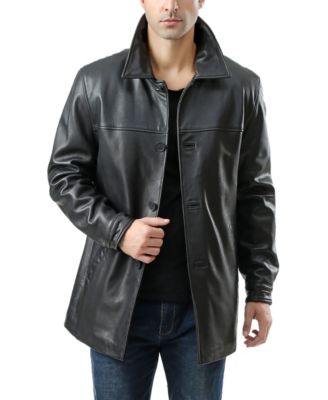 BGSD Men Samuel Leather Car Coat Big and Tall Macy s