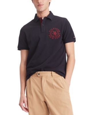 Tommy Hilfiger - Men's Regular-Fit Heritage Logo Embroidered Piqu&eacute; Polo Shirt