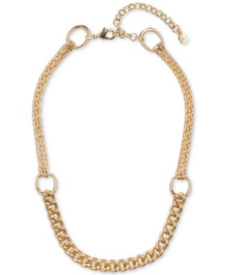 Lucky Brand - Gold-Tone Chunky Chain Necklace