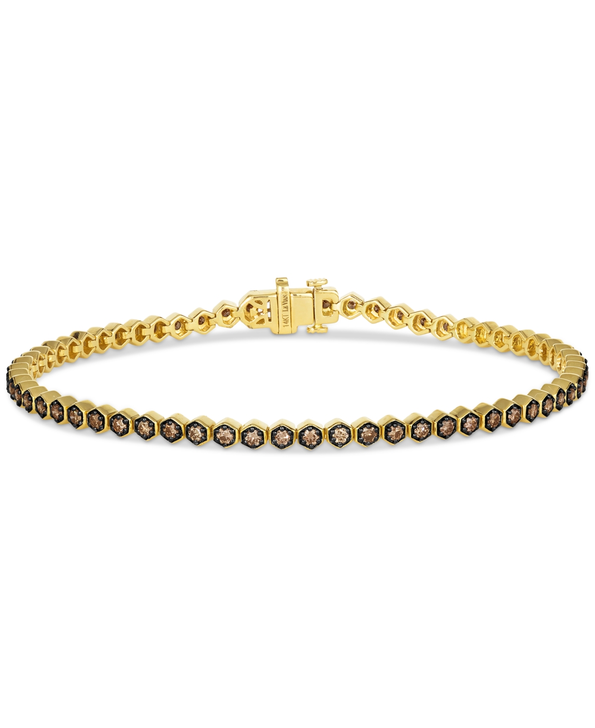 Chocolatier Chocolate Diamond Tennis Bracelet (1-1/6 ct. t.w.) in 14k Gold (Also Available in Rose Gold) - Rose Gold