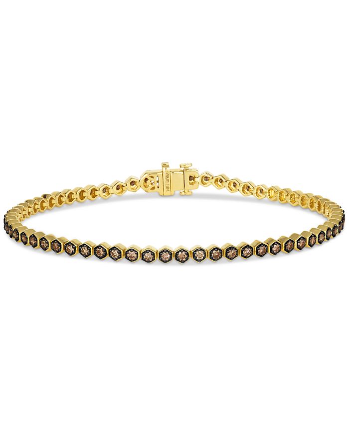 Chocolate diamond cheap tennis bracelet