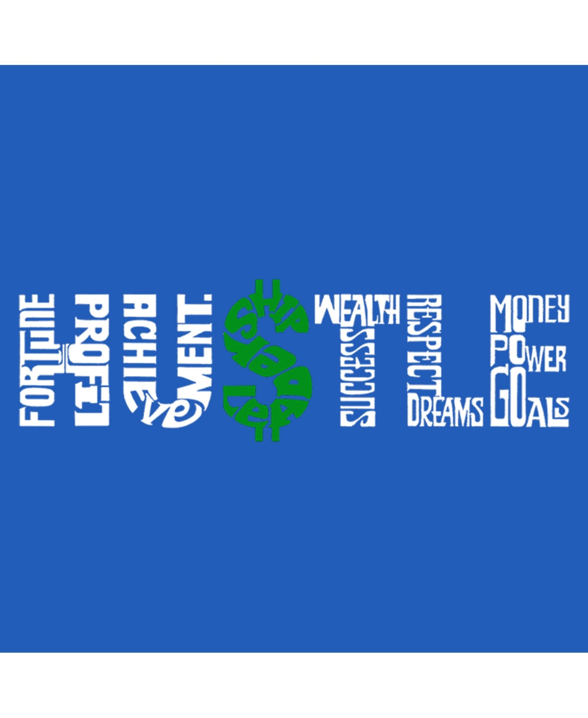 Hustle - Big Boy's Word Art Crewneck Sweatshirt