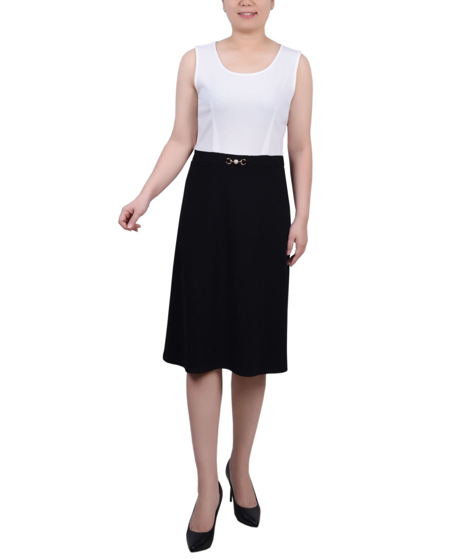Women's 3/4 Sleeve Dress, 2 Piece Set