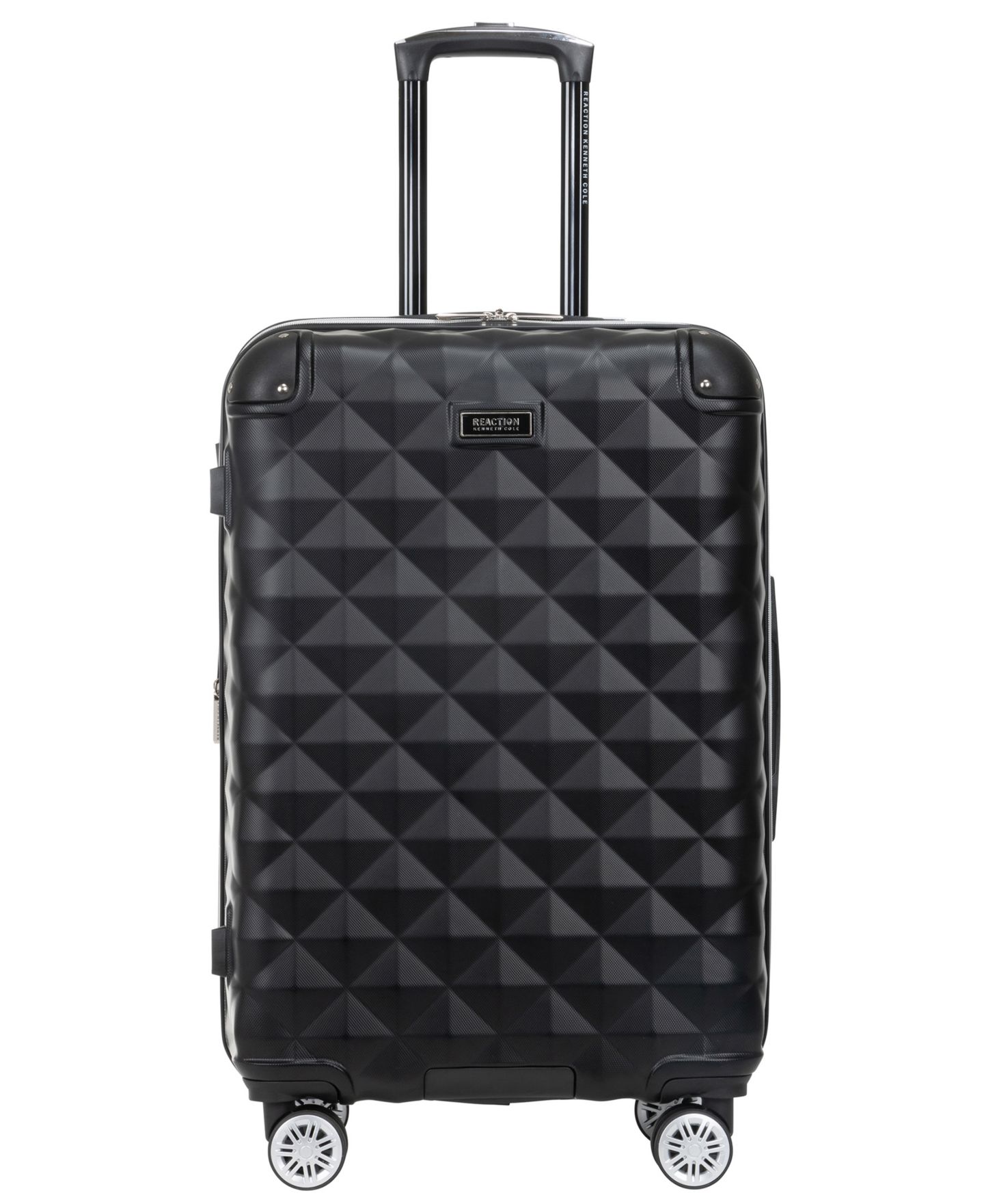 Чемоданы Kenneth Cole Reaction Diamond Tower 3 Piece Hardside Expandable Luggage Set, цвет: Чёрный — фото 3