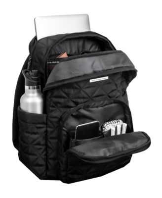 Diamond Tower Lightweight Hardside Expandable Spinner 2pc 20-Inch Carry On Luggage + Matching 15" Laptop Backpack Set