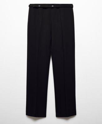 Women's Belt Straight-Fit Pants
