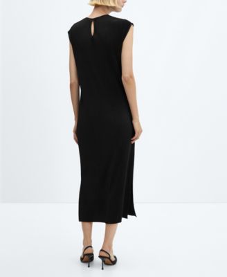 mango black pleated maxi dress Mango & Black Pleated Maxi Dress | Women's Clothing and Accessories