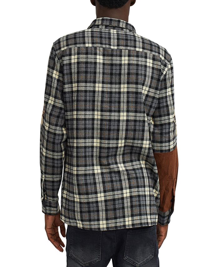 Reason Men's Skulls Embroidered Long Sleeves Overshirt Macy's