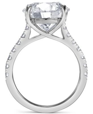 Certified Lab Grown Diamond Solitaire Plus Engagement Ring (7-1/2 ct. t.w.) in 14k Gold
