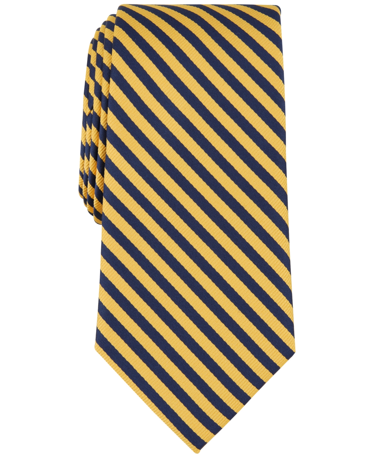 Shop Nautica Men's Yachting Stripe Tie In Yellow
