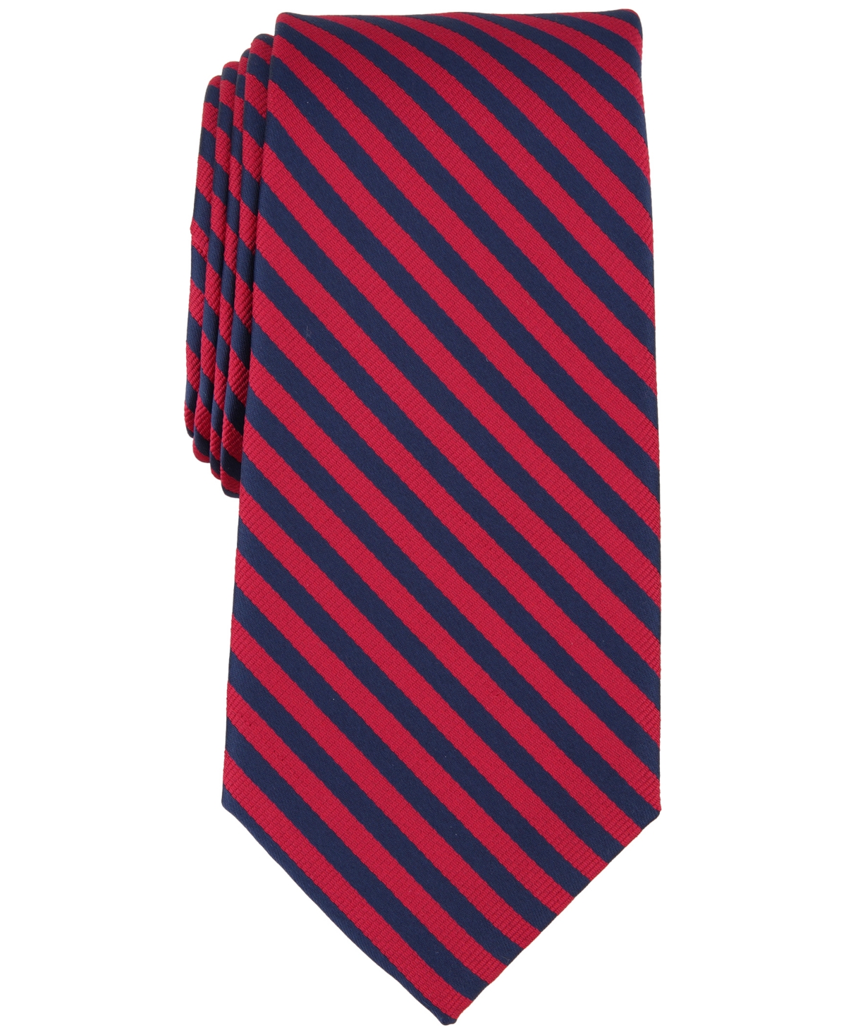 Shop Nautica Men's Yachting Stripe Tie In Red