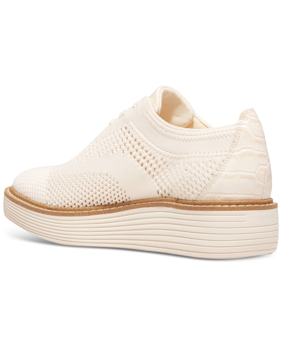COLE HAAN WOMEN'S ORIGINALGRAND WINGTIP PLATFORM OXFORDS 