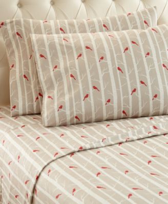 Micro Flannel&reg; Printed 4-Pc. Sheet Set, Queen