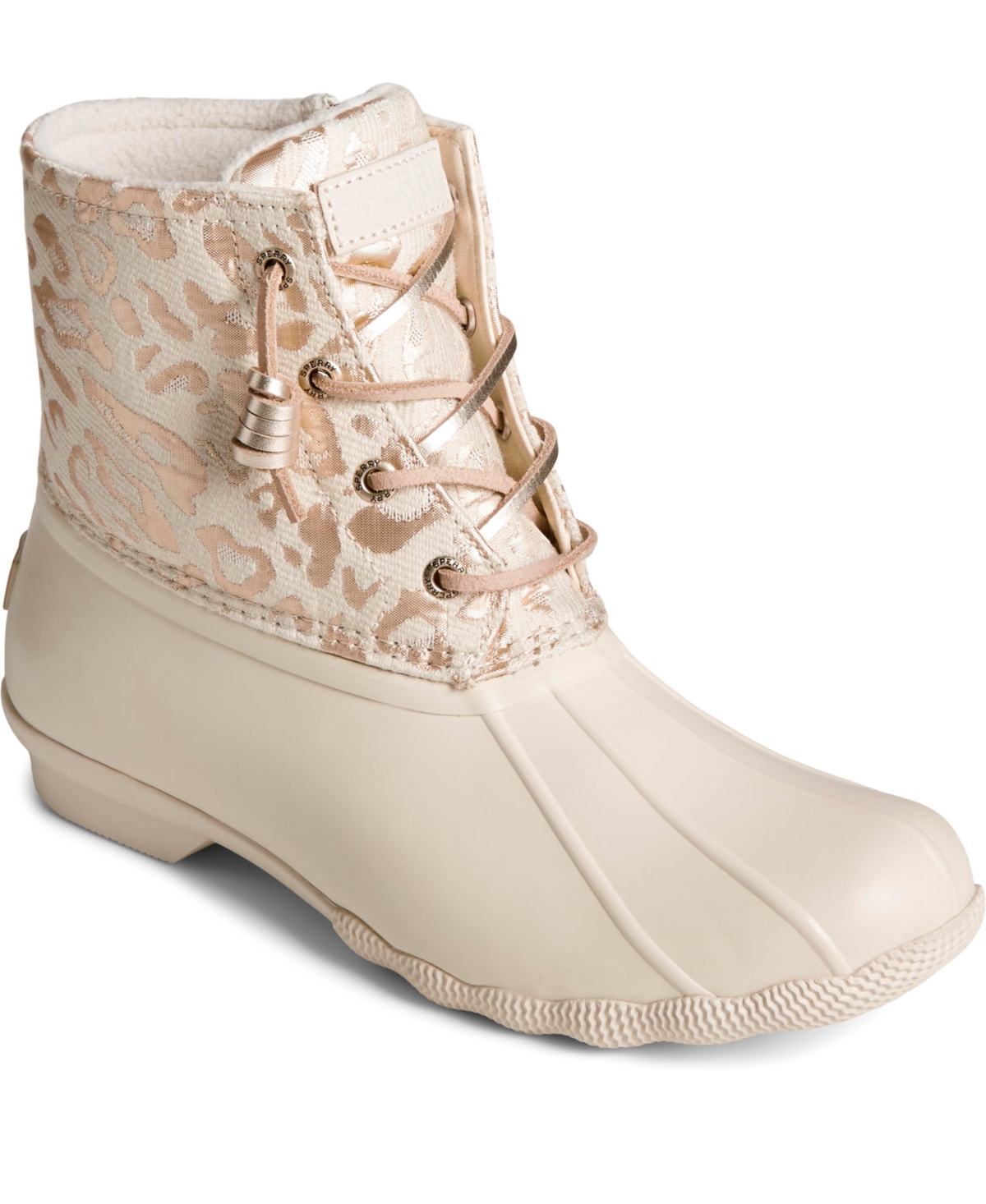 Shop Sperry Women's Saltwater Waterproof Duck Boots, Created For Macy's In Silver