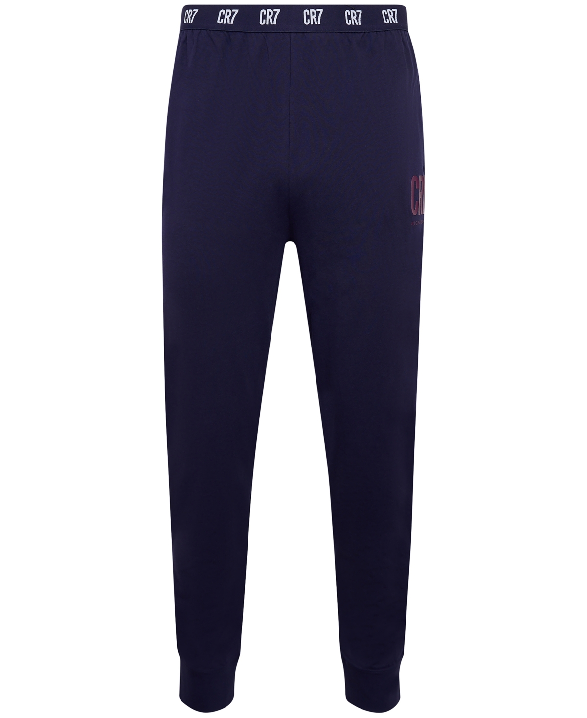 CR7 Men's 100% Cotton Loungewear Pants Set - Blue