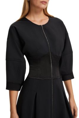 Women's Midi Zipper Dress
