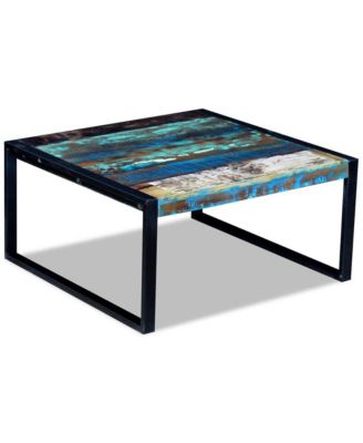 Coffee Table Solid Reclaimed Wood 31.5"x31.5"x15.7"