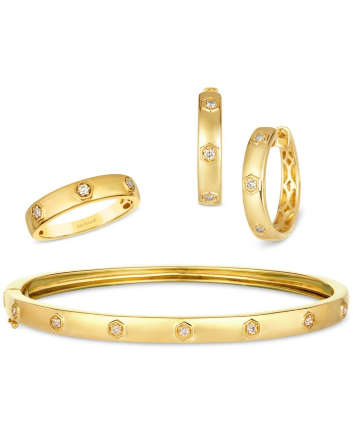 Le Vian Anywear Everywear® Nude Diamond Polished Band, Small Hoop