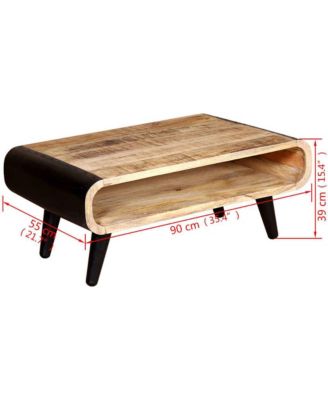 Coffee Table Rough Mango Wood 35.4"x21.7"x15.4"
