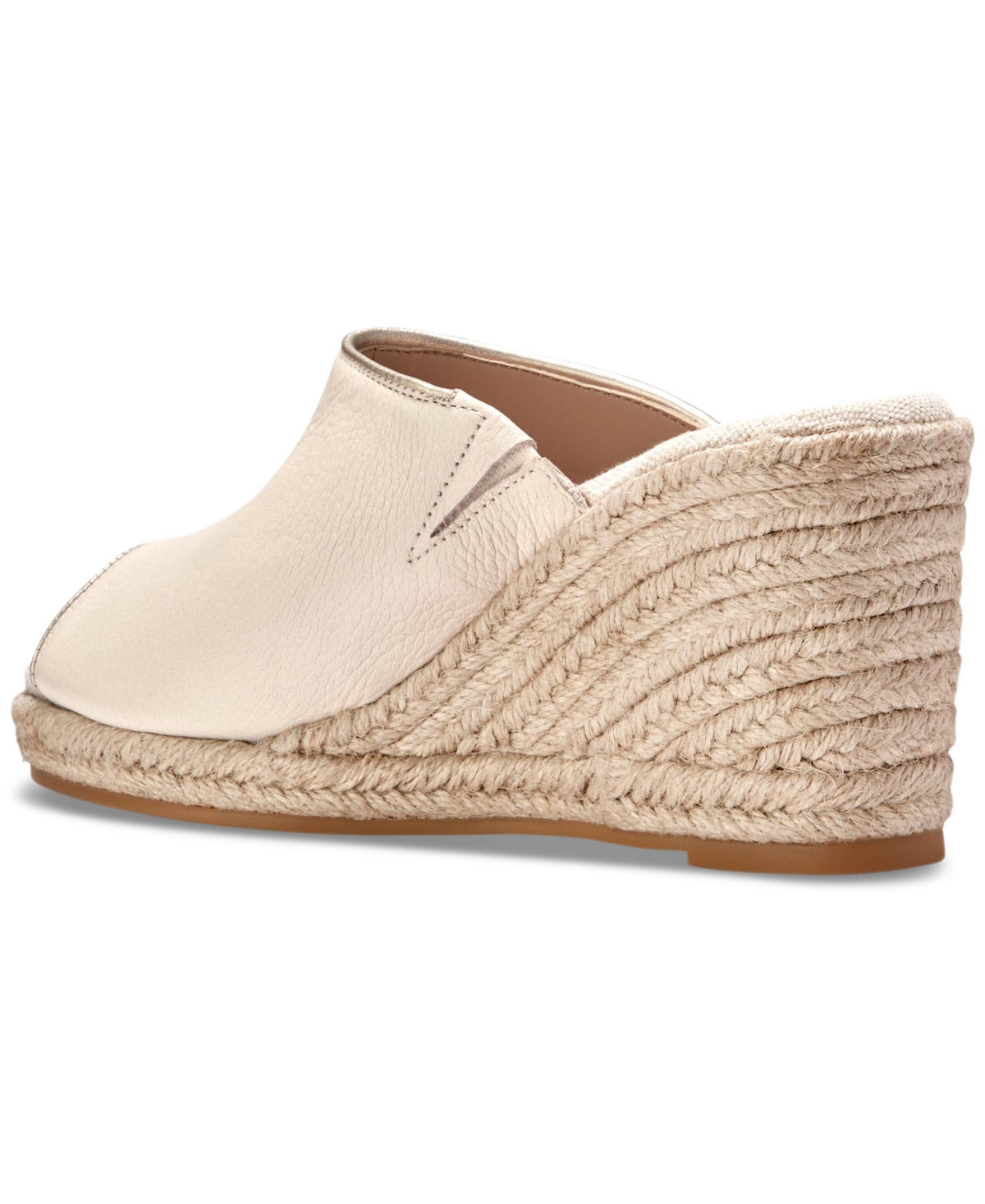 Shop Cole Haan Women's Cloudfeel Southcrest Espadrille Mule Wedge Sandals In Ivory Leather