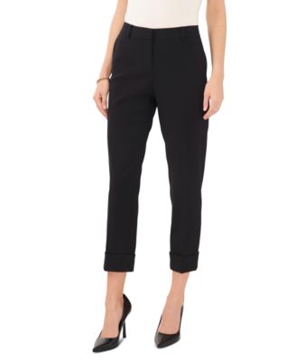 Vince Camuto - Women's Tailored Roll-Cuff Ankle-Pants