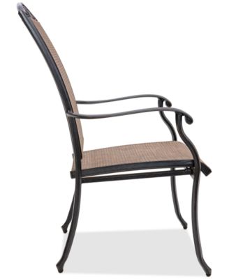 Wythburn Mix and Match Filigree Sling Outdoor Dining Chair, Created for Macy's