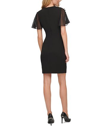 Macy's calvin klein sheath dress store