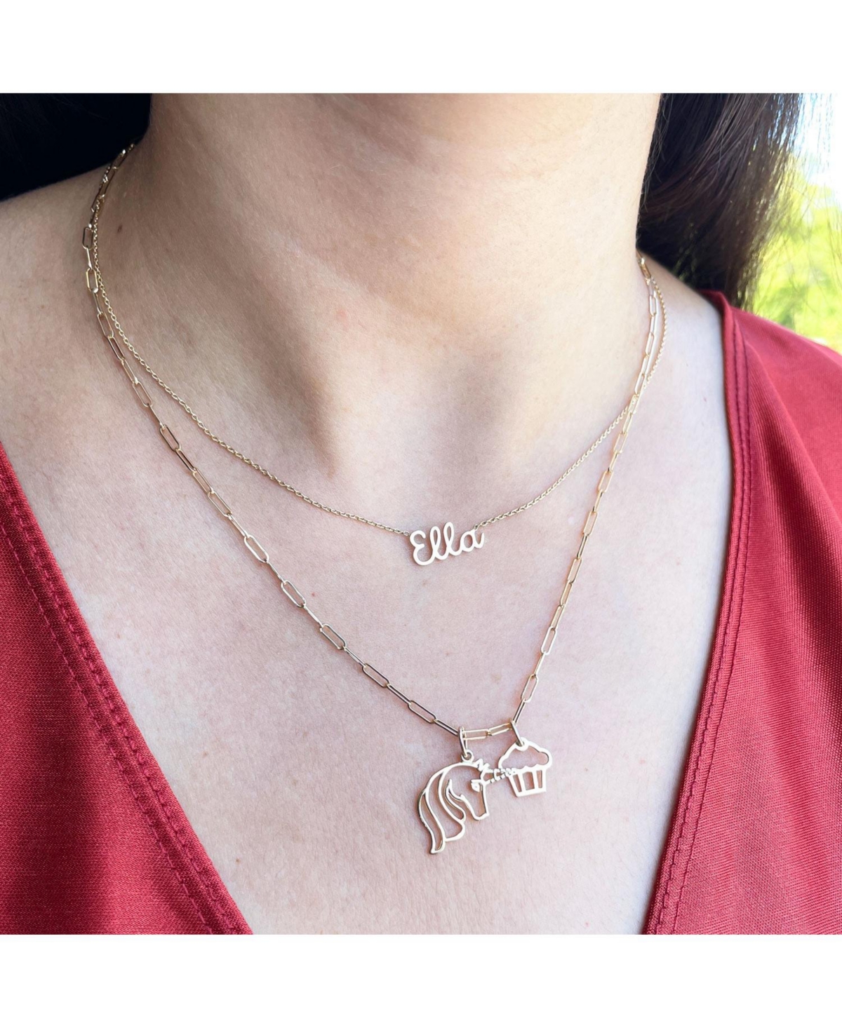 The Lovery MiniCupcake Charm 14K- Gold