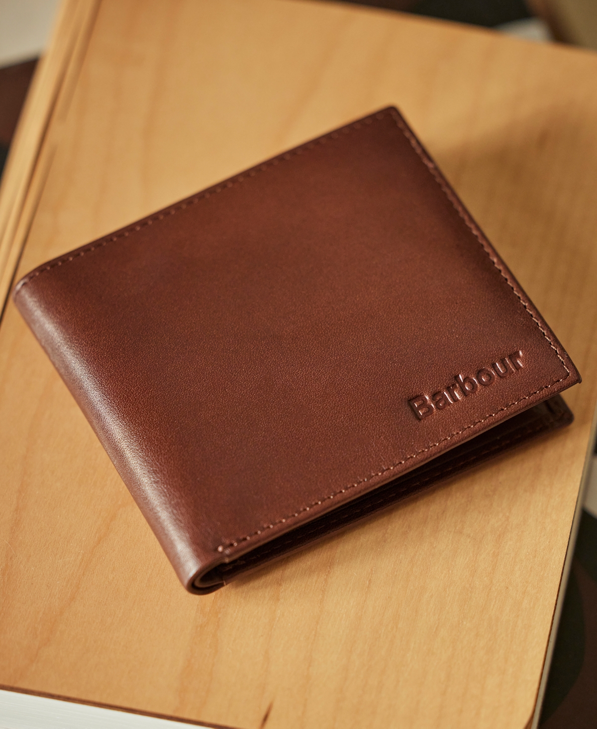 Barbour Men's Laire Leather Rfid Card Holder -clas