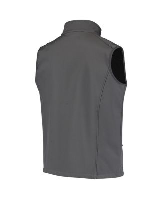 Men's Charcoal Cleveland Browns Circle Archer Softshell Full-Zip Vest